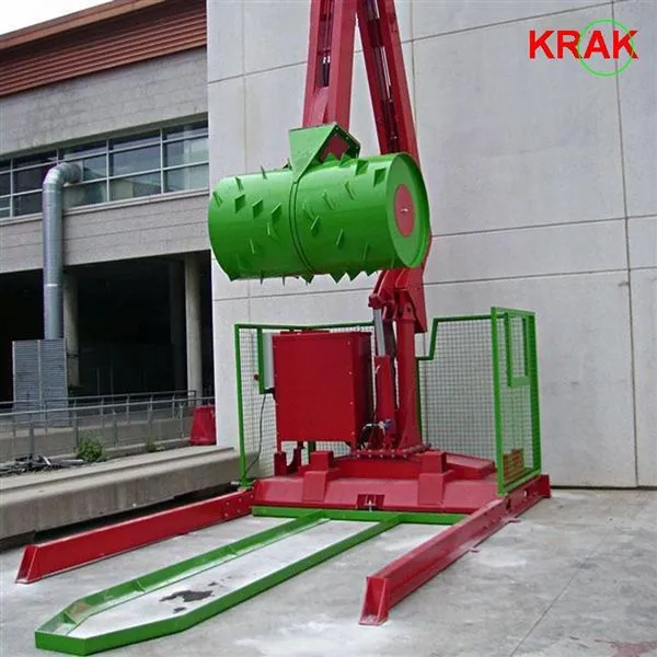 Baler and compactor lifting equipment
