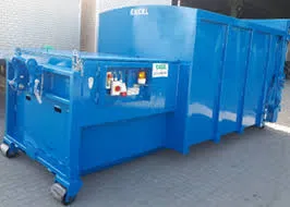 Blue waste compactor unit