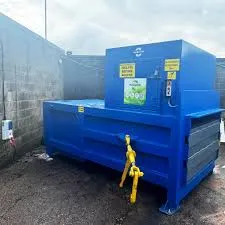 Static compactor unit on site